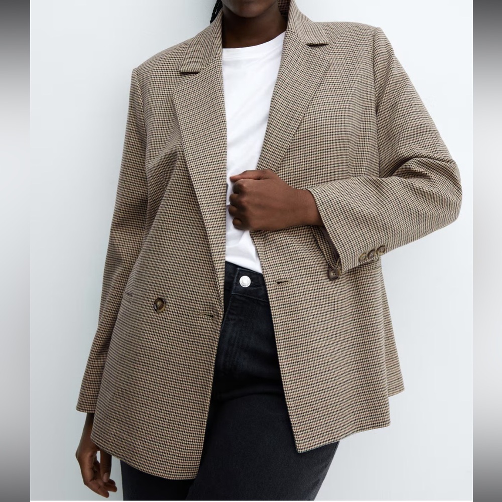 Houndstooth Blazer XS